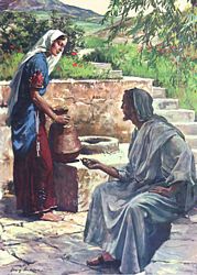 Jesús y la samaritana