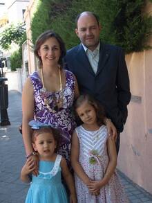José-Manuel Seijas Costa con su familia