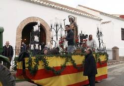 El barrio de San Antón celebrará sus tradicionales fiestas entre este jueves y viernes - Una imagen de San Antón